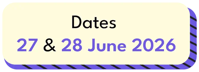 Dates 27 & 28 June 2026